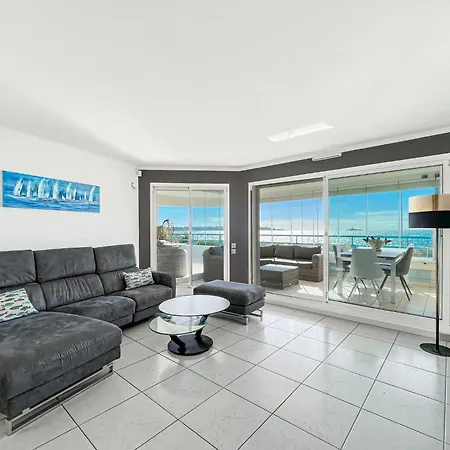 شقة Grand Bleu Front De Magnifique 3 Pieces Garage أنتيب